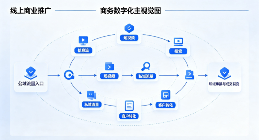 元坝区线上商业推广怎么做？全域流量闭环搭建与低成本转化实战指南
